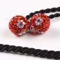 1X NACARAT SWAROVSKI CRYSTAL FLOWER SILVER PENDANT 14MM