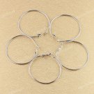 HOOK CIRCLE FASHION HOOP CHARM EARRINGS FINDINGS 40MM/60MM/75MM