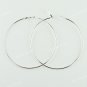 HOOK CIRCLE FASHION HOOP CHARM EARRINGS FINDINGS 40MM/60MM/75MM