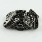 50X BLACK CRYSTAL SPACER LOOSE BEADS FINDINGS WHOLESALE LOTS 10MM