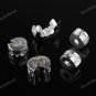 5PCS SILVER 9MM LOVE EUROPEAN STOPPER CLIP/LOCKS BEADS