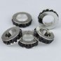 20PCS BLACK CRYSTAL 5MM HOLE EUROPEAN CHARM BEADS FINDINGS