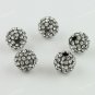 20X CRYSTAL DISCO BALL SPACER LOOSE BEADS JEWELRY FINDINGS 10MM