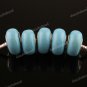 200X OCEAN BLUE POLYMER CLAY EUROPEAN BIG HOLE CHARM BEADS FINDINGS WHOLESALE