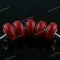 200X WHOLESALE RED POLYMER CLAY EUROPEAN CHARM BEADS FINDINGS FIT BRACELET