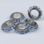 20PCS LIGHT BLUE CRYSTAL 5MM HOLE EUROPEAN CHARM BEADS FINDINGS