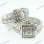CLEAR CRYSTAL SILVER FASHION CHARM BRACELET BANGLE 1PC