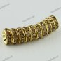 10X LIGHT GOLDEN CRYSTAL GOLD SPACER LOOSE BEADS JEWELRY FINDINGS 10MM