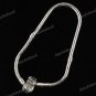 20X SNAKE EMBOSS 18KGP BRACELET 22CM FIT CHARM BEADS WHOLESALE