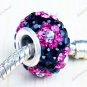 SWAROVSKI CRYSTAL AUTHENTIC 925 STERLING SILVER EUROPEAN CHARM BEAD