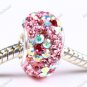 SWAROVSKI CRYSTAL AUTHENTIC 925 STERLING SILVER EUROPEAN CHARM BEAD