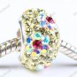 SWAROVSKI CRYSTAL AUTHENTIC 925 STERLING SILVER EUROPEAN CHARM BEAD