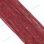 2MM FIRE RED SEA CORAL ROUND BALL LOOSE BEADS FINDINGS 1 STRAND
