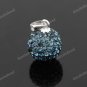 MIDNIGHTBLUE SWAROVSKI CRYSTAL AUTHENTIC SILVER PENDANT