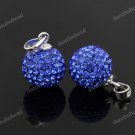 SAPPHIRE SWAROVSKI CRYSTAL AUTHENTIC 925 SILVER PENDANT