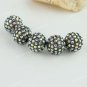 20X CLEAR AB CRYSTAL DISCO BALL SPACER LOOSE BEADS JEWELRY FINDINGS 10MM