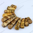 11PCS OWYHEE PICTURE JASPER GEMSTONE FASHION PENDANT BEADS SET