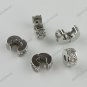 50X CLEAR CRYSTAL EUROPEAN STOPPER CLIP/LOCKS CHARM BEADS FINDING WHOLESALE
