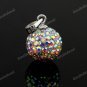 COLORFUL SWAROVSKI CRYSTAL AUTHENTIC 925 SILVER PENDANT