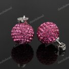 ROSE SWAROVSKI CRYSTAL AUTHENTIC 925 SILVER PENDANT