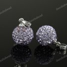 VOILET SWAROVSKI CRYSTAL AUTHENTIC 925 SILVER PENDANT