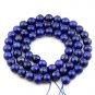 6MM LAPIS LAZULI GEMSTONE ROUND LOOSE BEADS FINDINGS STRAND