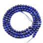 4MM LAPIS LAZULI GEMSTONE ROUND LOOSE BEADS FINDINGS STRAND