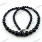18"L GOLDSTONE GEMSTONE BALL BEADS FASHION CHARM NECKLACE 6-14MM