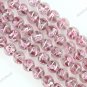 10MM LIGHT PURPLE LAMPWORK GLASS SPACER LOOSE BEADS JEWELRY FINDINGS 1 STRAND