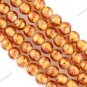 10MM LIGHT COFFEE LAMPWORK GLASS SPACER LOOSE BEADS JEWELRY FINDINGS 1 STRAND