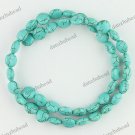10MM WEINS TURQUOISE HOWLITE COIN LOOSE BEADS FINDINGS STRAND