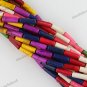 13MM MULTICOLOR TURQUOISE HOWLITE CYLINDER LOOSE BEADS FINDINGS