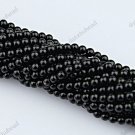 2MM BLACK AGATE ONYX GEMSTONE ROUND BALL LOOSE BEADS 1 STRAND