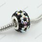 SWAROVSKI CRYSTAL 925 STERLING SILVER FLOWER EUROPEAN BIG HOLE CHARM BEAD