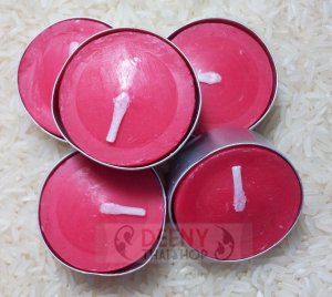 Rose aromatic candle in cap