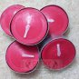 Rose aromatic candle in cap