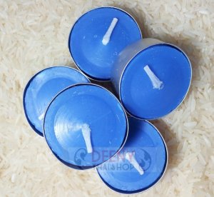 Lavender aromatic candle in cap