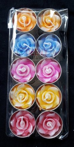 Smell flower aromatic candle in cap