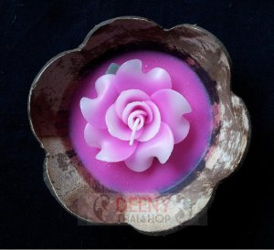 Flower sakura aromatic candle in kala