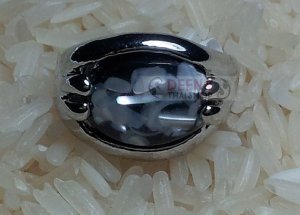 Balck Stone Ring by handmade
