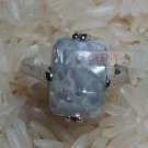White Stone Ring by handmade 3