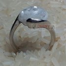 White Stone Ring by handmade 2