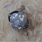 White Stone Ring by handmade 1