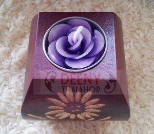 4 sides pot Candle wood by handmade