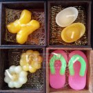 Set valentine sweet love Aromatic candle in wood box