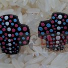 Art painting kala earring by handmade 1