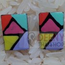 Art painting kala earring by handmade 2