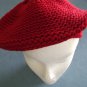 BERET KNIT HAT IN RED ONE SIZE FITS ALL NEW