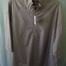 GOLF AMERICA MEN'S QUARTERZIP SHORT SLEEVE MESH LINED WINDBREAKER CHINCHILLA XL