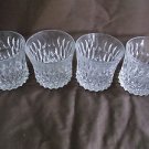 VINTAGE LEAD CRYSTAL 8 OUNCE DRINK GLASSES SET OF 4